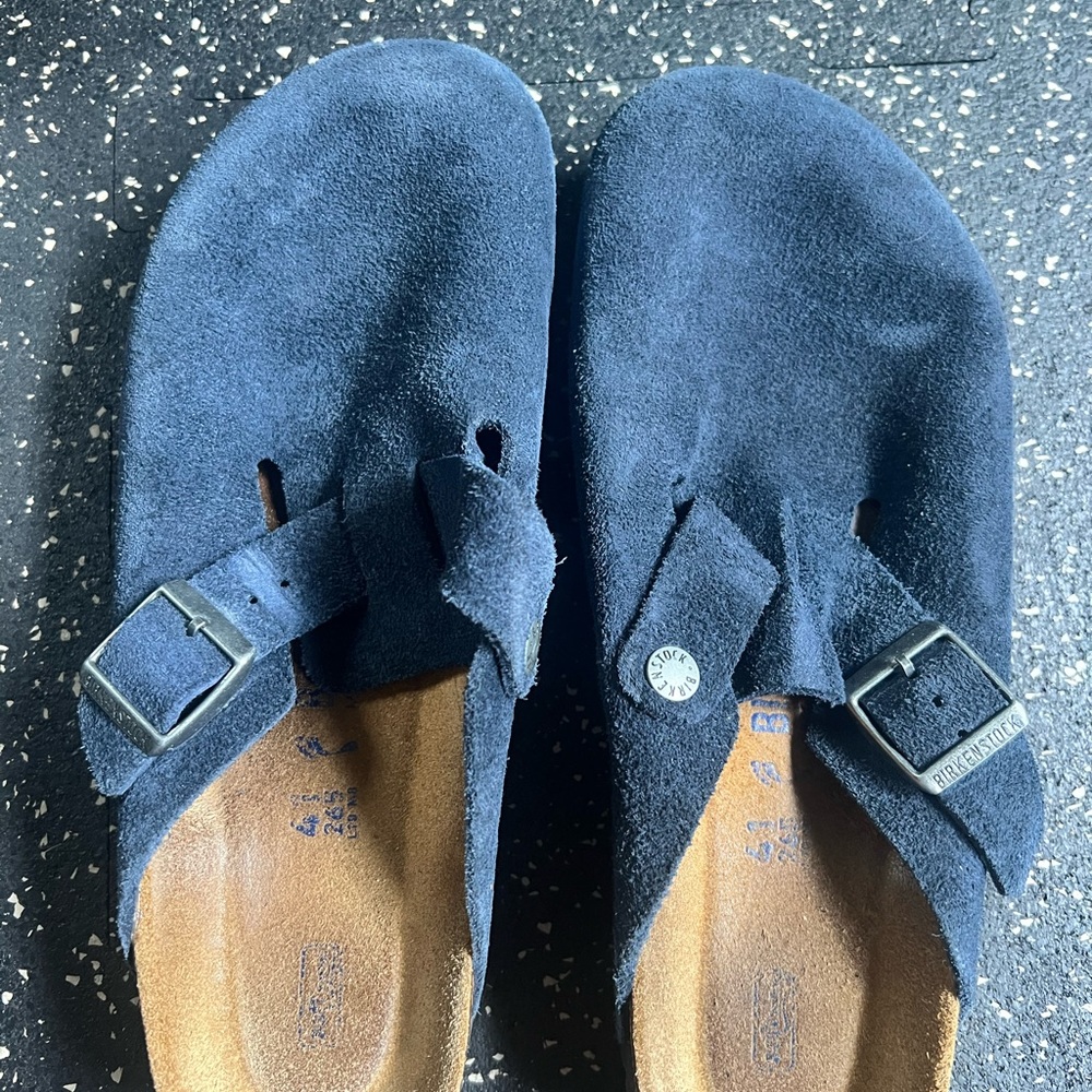 Midnight navy Boston Birkenstock